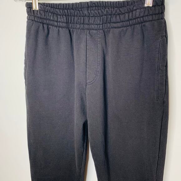 NWOT Talentless Black Heavy Cotton Sweatpants Joggers Small - Picture 3 of 7